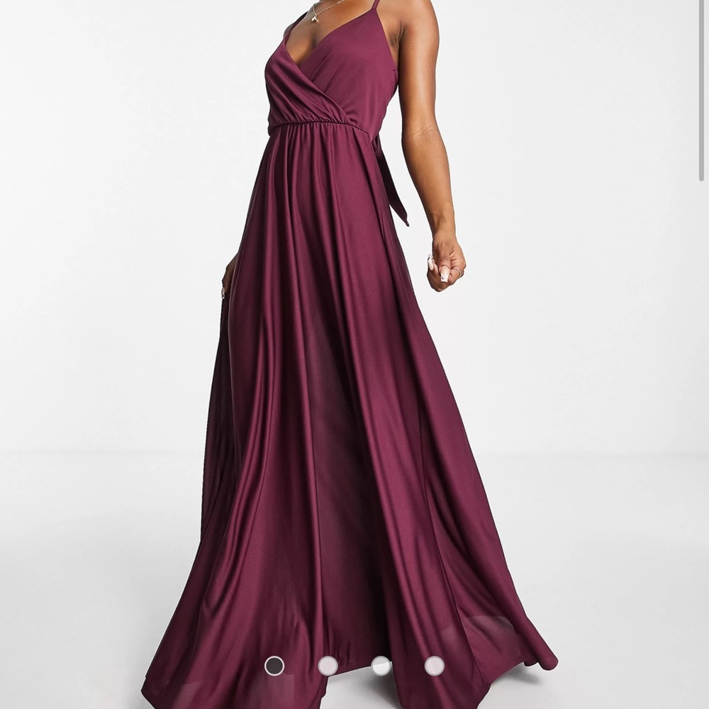 Brand new ASOS DESIGN wrap front tie back